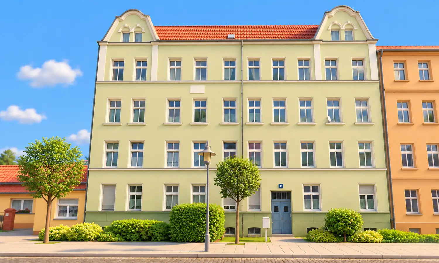 Gebäude der Neuruppiner Wohnprojekte