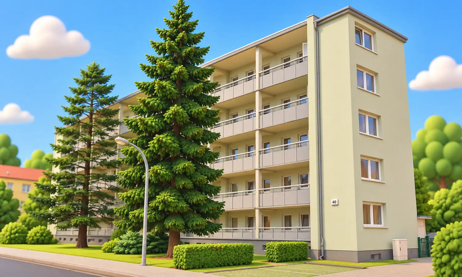 Gebäude der Obdach- und Notunterkunft Neuruppin